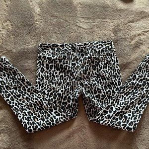 Cache Leopard Print Jeans